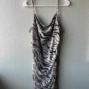 Stylish Zebra Print Dress